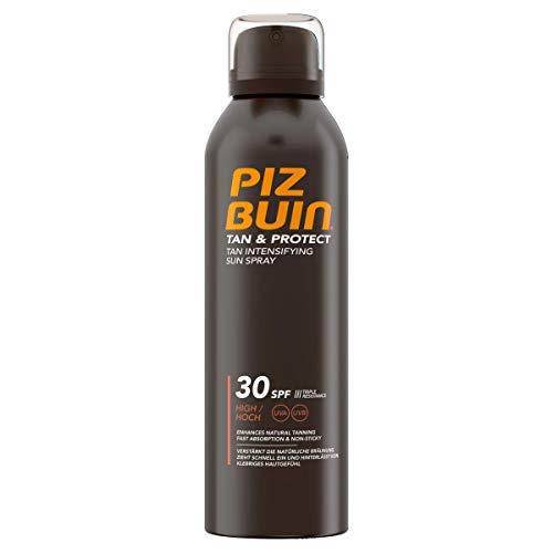 Crema solare Piz Buin Tan & Protect, spray protezione solare, SPF 30