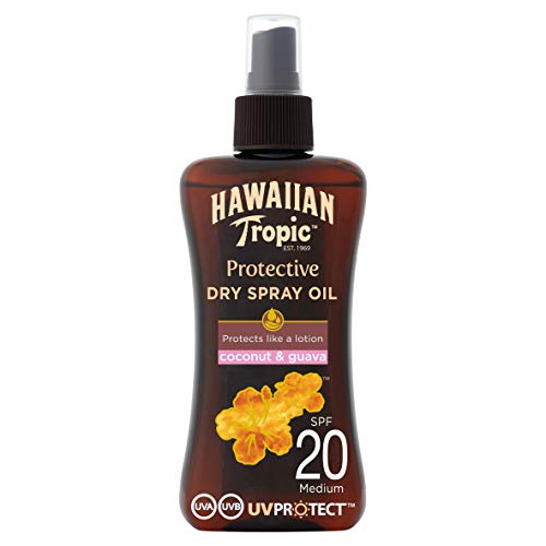 Sonnenöl HAWAIIAN Tropic Protective Dry Spray Oil LSF 20, 200ml