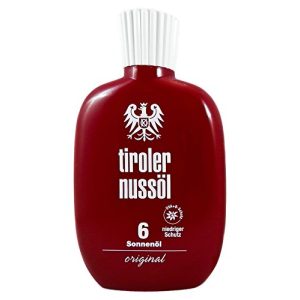 Sonnenöl Tiroler Nussöl Original wasserfest LSF 6, 150 ml