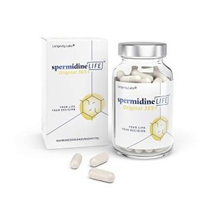 Spermidin-Kapseln Spermidinelife ® Original 365+, 60 Kapseln