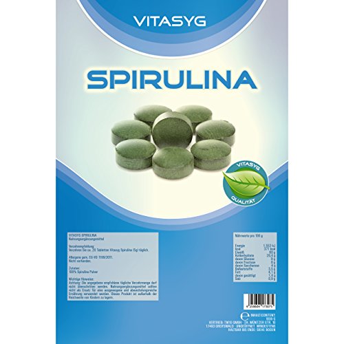Spirulina Vitasyg, 4000 Presslinge, 1er Pack (1 x 1 kg)