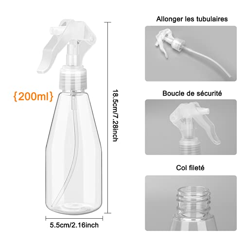 Sprühflasche für Desinfektionsmittel Guiseapue 200ml, 3 Stück