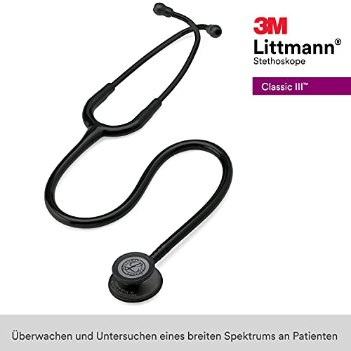 Stethoskop 3M Littmann Classic III, Black Edition, 69 cm