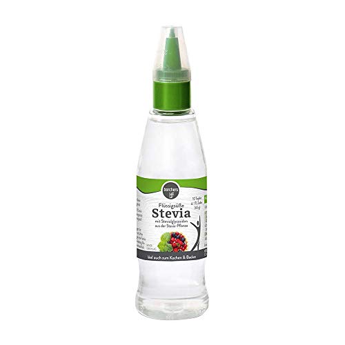 Stevia borchers 2 x Flüssigsüße, Tafelsüße, Steviolglycoside, 125 ml