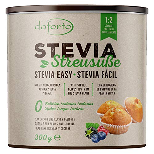 Die beste stevia daforto streusuesse 1er pack 1 x 300 g Bestsleller kaufen