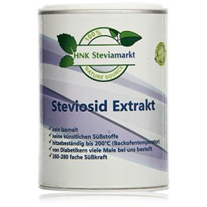 Stevia Stevi Stevia Extrakt Pulver (Steviosid) 100g rein, weiß