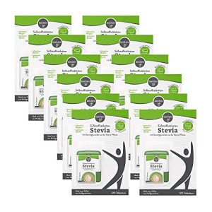Stevia-Tabs borchers 12 x Stevia Süßstofftabletten, im Spender