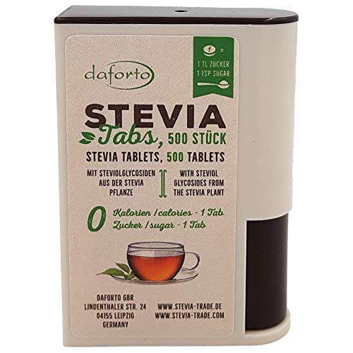 Die beste stevia tabs daforto stevia tabs 500 stueck Bestsleller kaufen