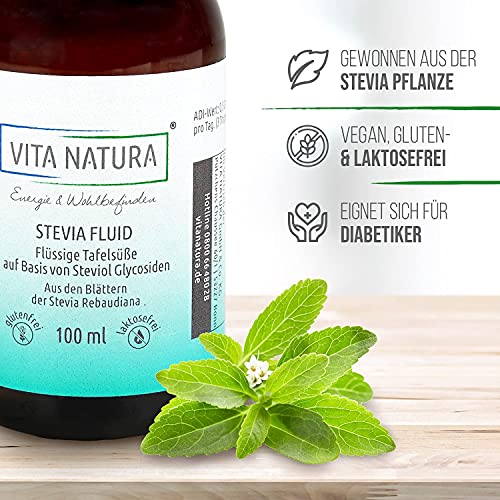 Stevia VITA NATURA Energie & Wohlbefinden, füssig, 100 ml