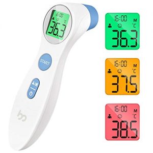 Stirnthermometer femometer Fieberthermometer kontaktlos