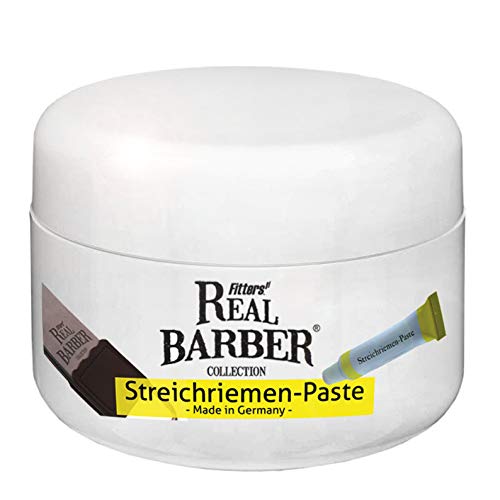 Streichriemen Fitters Real Barber Rasiermesser, Leder, inkl. Paste