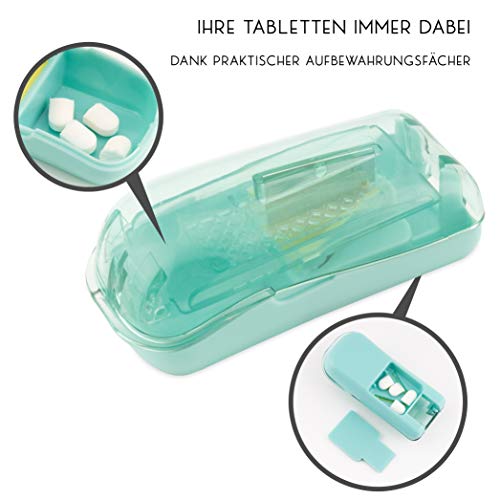 Tablettenteiler N2 Tablettenteiler I Pillenspender mit Ablagefach