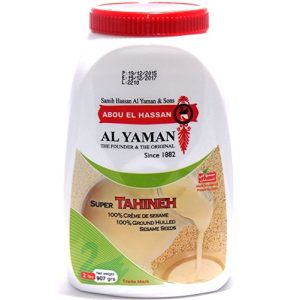 Tahini Al Yaman Sesampaste Tahina Tahineh 100%, 907g