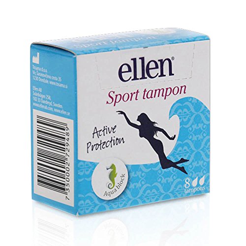 Tampon Ellen ® Aqua Block/Sport 8 Stück