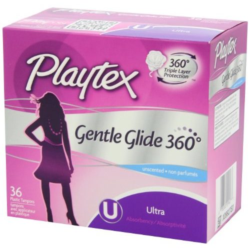 Tampon Playtex Simply Gentle Glide, geruchlos, saugfähig, 36 Stck
