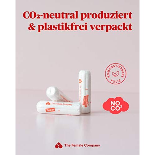 Tampon The Female Company ® 42x Normal Bio-Baumwolle