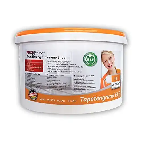 Tapetengrund (Weiß) E-DELUX PRO[f]home® ELF 300-21-AP, 10 L