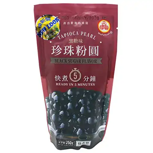 Tapiokaperlen Wu Fu Yuan 5x250g schwarz groß