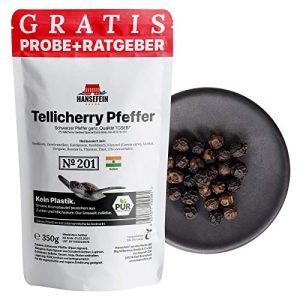 Tellicherry-Pfeffer HANSEFEIN PUR Schwarz, 350g