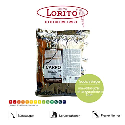 Teppichreinigungspulver Lorito Carpo, Teppichreiniger, 5kg