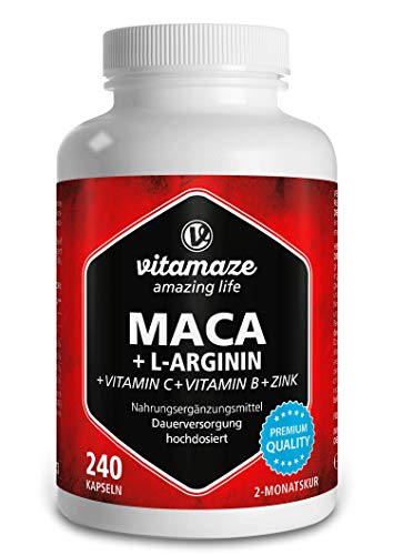 Die beste testosteron booster vitamaze amazing life maca kapseln 240 st Bestsleller kaufen