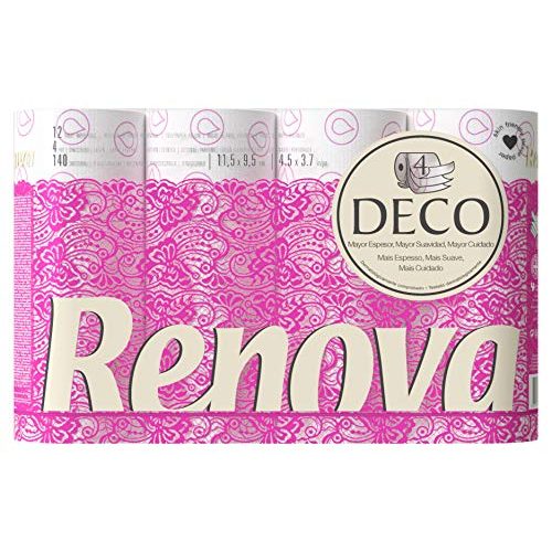 Die beste toilettenpapier 4 lagig renova weiss dekoriert parfuemiert 12 rollen Bestsleller kaufen