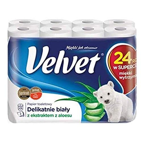 Toilettenpapier swettews 24 Rollen Velvet Aloe Duft 3-lagig