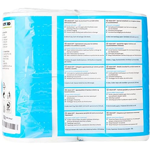 Toilettenpapier Thetford 202240 Wc Papier, mehrfarbig, 4 Rollen