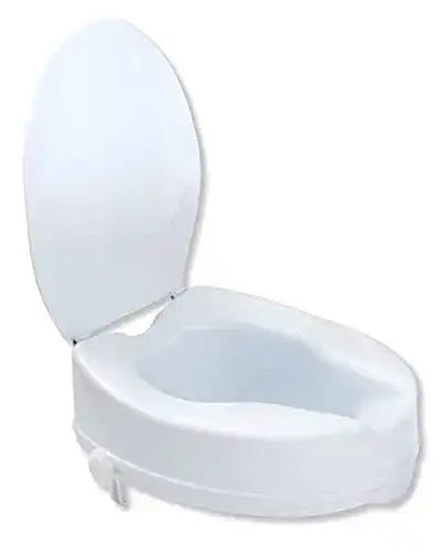Toilettensitzerhöhung Rollafit 10 cm mit Deckel