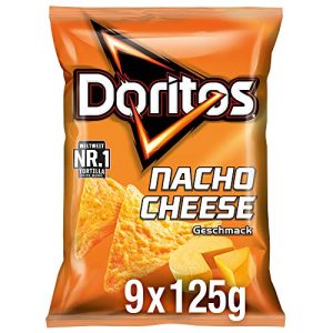 Tortilla-Chips Doritos Nacho Cheese – Käse Tortilla, 9 x 125g