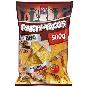 Tortilla-Chips XOX Party Tacos Barbecue, 3 x 500 g