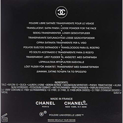 Transparenter Puder Chanel Puder Universelle libre 20 – hell 30 g