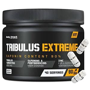 Tribulus-terrestris-Kapseln Body Attack Sports Nutrition, 80 Kapseln
