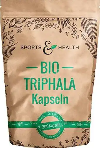 Triphala CDF Sports & Health Solutions Kapseln Bio, 200 Kapseln