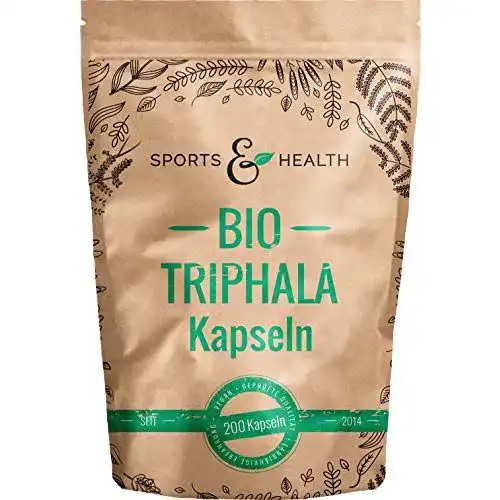 Triphala CDF Sports & Health Solutions Kapseln Bio, 200 Kapseln