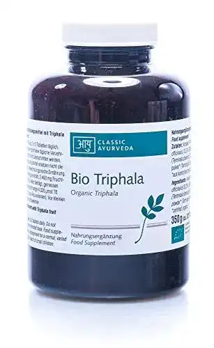 Triphala Classic Ayurveda, Bio Presslinge, 350g; ca. 700 Tabletten