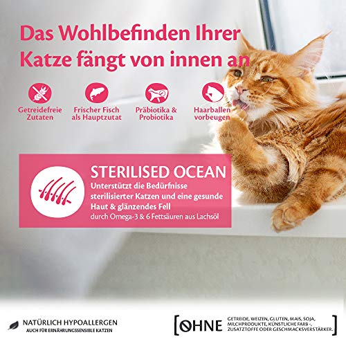 Trockenfutter Katze (getreidefrei) Wellness CORE Sterilised Ocean