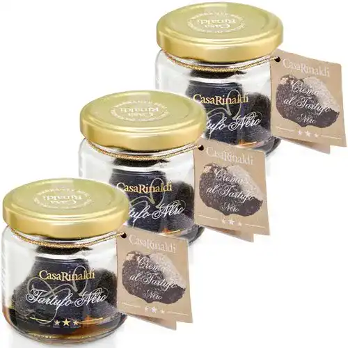 Trüffel Casa Rinaldi 3x Tartufo Nero Ganze Schwarze , 30 g