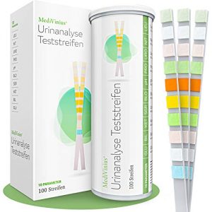 Urinteststreifen MediVinius ® – Urin Teststreifen mit 10 Indikatoren