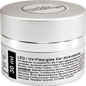 UV-Gel World of Nails-Design LED/ Fiberglas klar dickviskose 30 ml