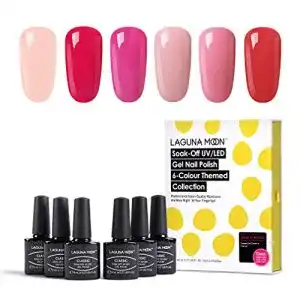 UV-Nagellack Lagunamoon UV Nagellack, Set für Nageldesign