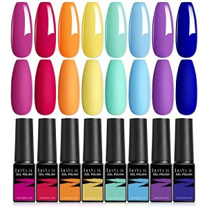 UV-Nagellack-Set LILY’CUTE 8 Farben UV Nagellack Set Neon