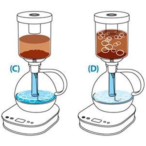 Vakuum-Kaffeebereiter Gastronoma 16100122-Siphon, 0,50 Liter
