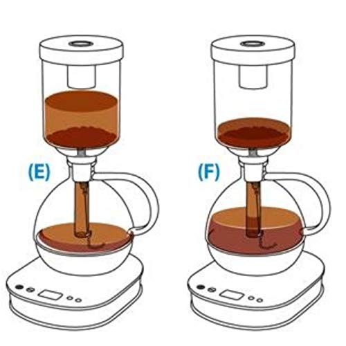 Vakuum-Kaffeebereiter Gastronoma 16100122-Siphon, 0,50 Liter