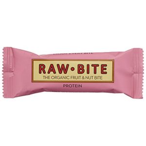 Vegane Proteinriegel Raw Bite Rohkost Protein Riegel, 12er Pack