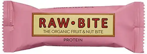 Vegane Proteinriegel Raw Bite Rohkost Protein Riegel, 12er Pack