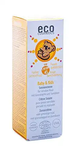 Vegane Sonnencreme Eco Cosmetics Baby & Kids LSF45, 50ml