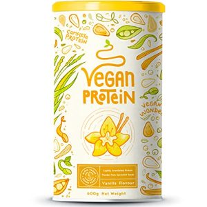 Veganes Proteinpulver Alpha Foods Vegan Protein, VANILLE, 600 g