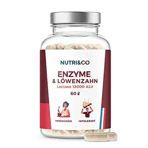 Die beste Verdauungsenzyme NUTRI & CO Pflanzlich, 60 Kapseln, Vegan 2026 Test Bestseller Verdauungsenzyme NUTRI & CO Pflanzlich, 60 Kapseln, Vegan