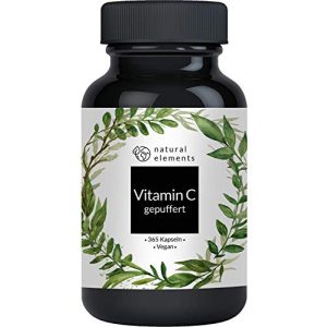Vitamin C natural elements 500mg, 365 Kapseln, vegan